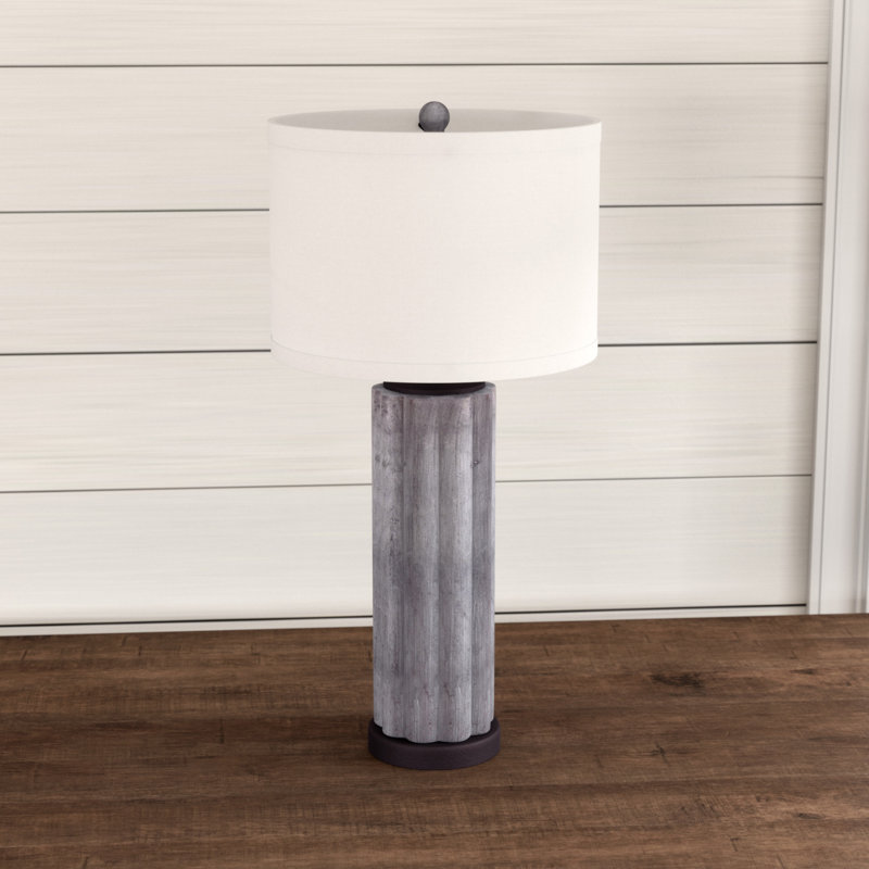 Loon Peak® Anastazja 31" Dark Gray Wash Table Lamp & Reviews Wayfair.ca